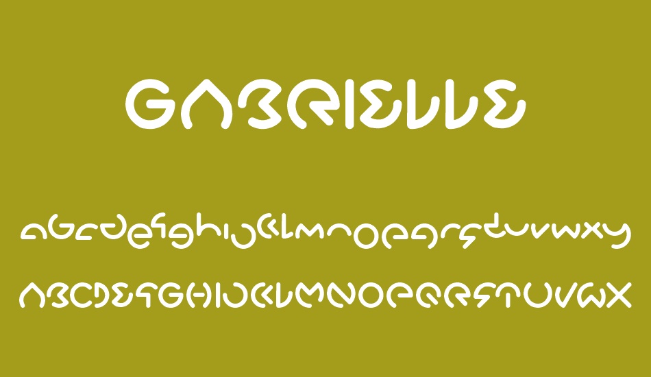 GABRIELLE font