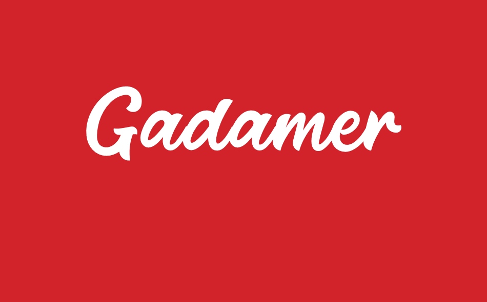 Gadamer font big