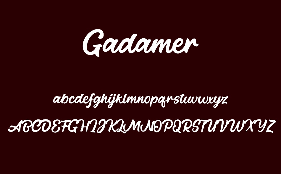 Gadamer font