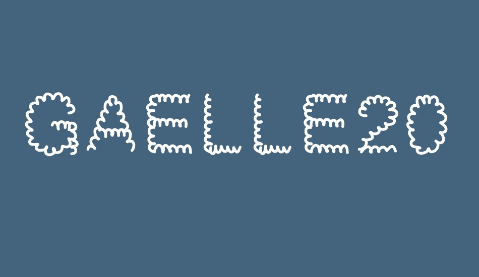 Gaelle2002 font big