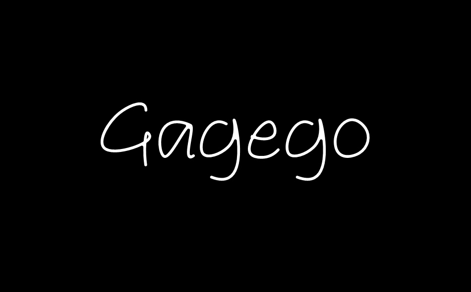 Gagego font big