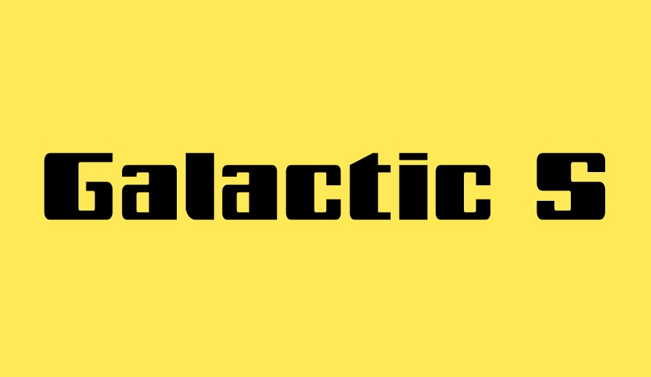 Galactic Storm font big