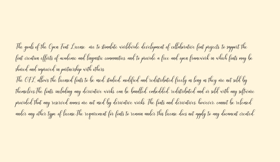 Galatia Script font 1