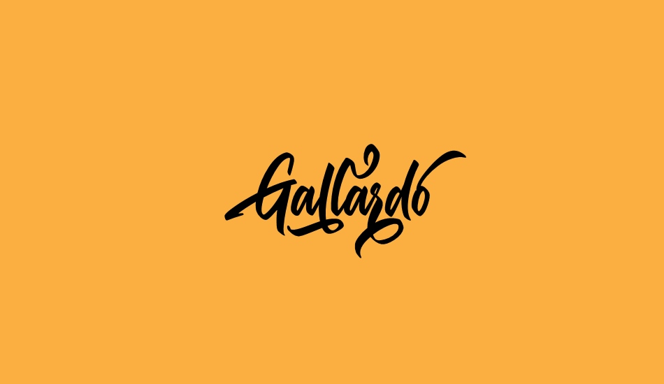 gallardo font big