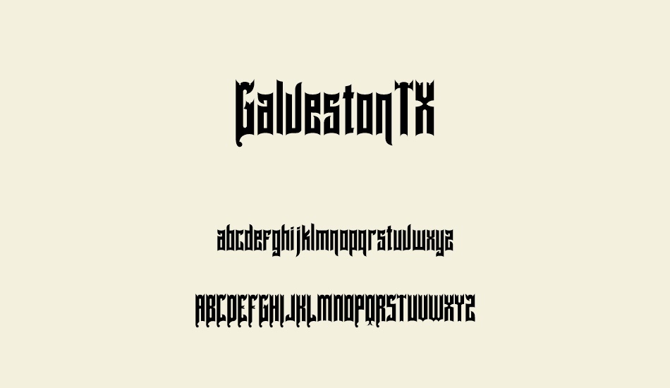 GalvestonTX font