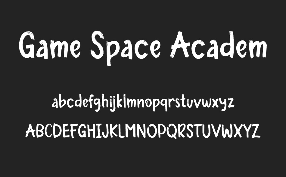 Game Space Academy font