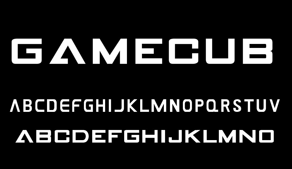 GAMECUBEN font