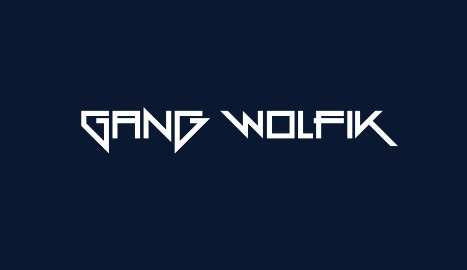 Gang Wolfik font big