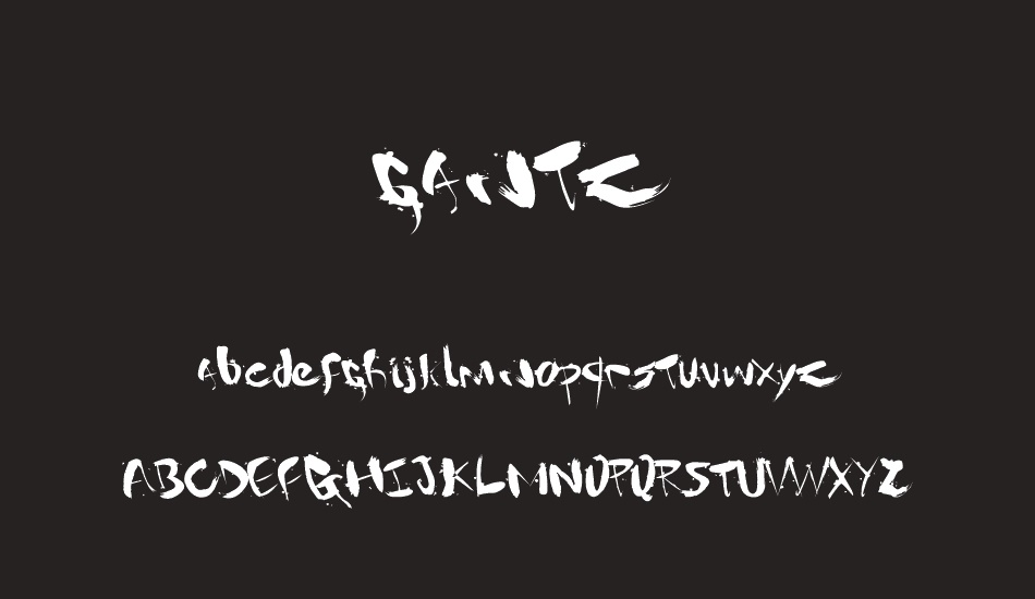 gantz font