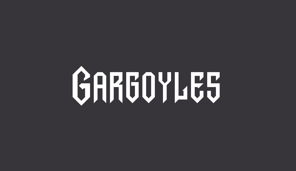 Gargoyles font big