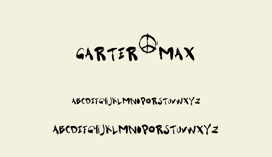 garter_max font