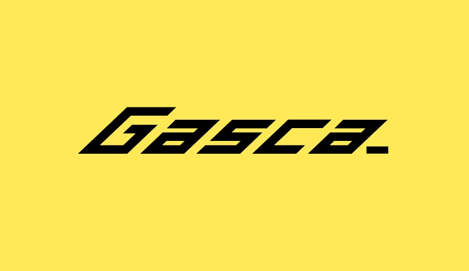 Gasca-Demo font big