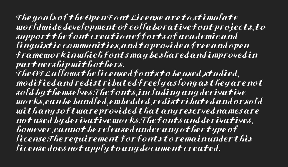 Gauche Display font 1