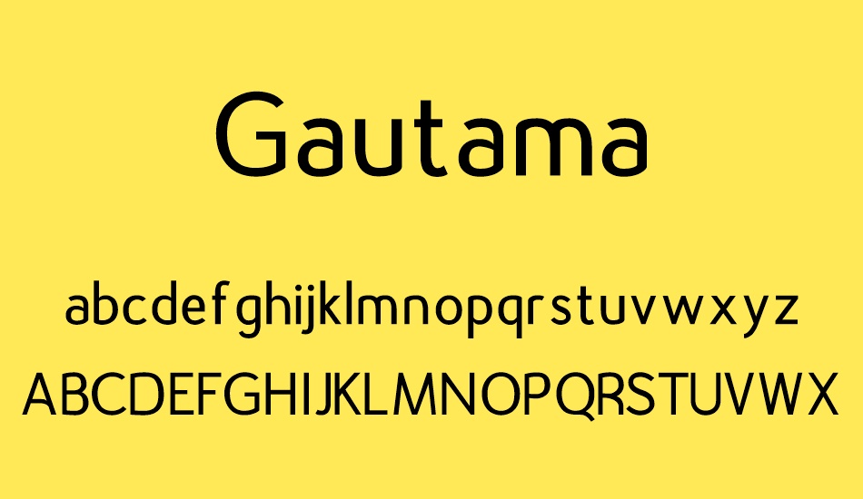 gautama font