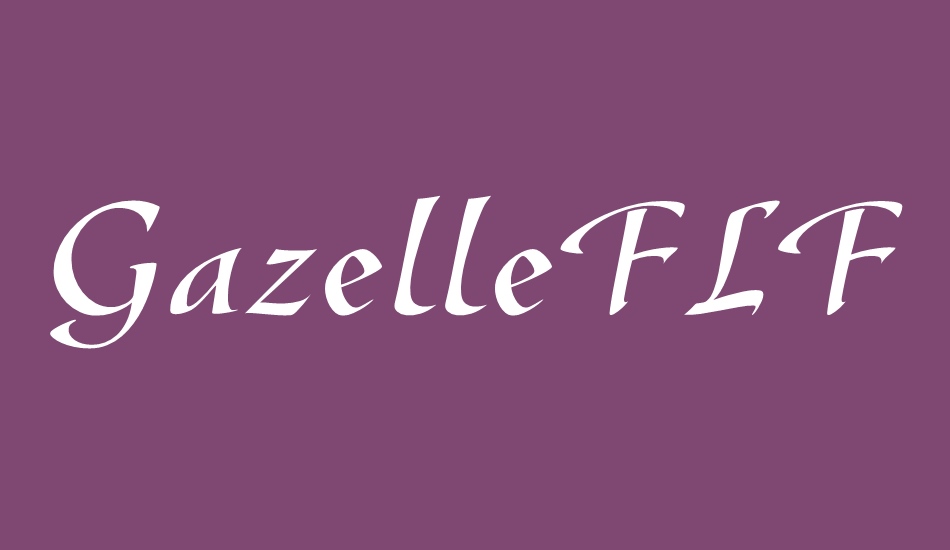 GazelleFLF font big