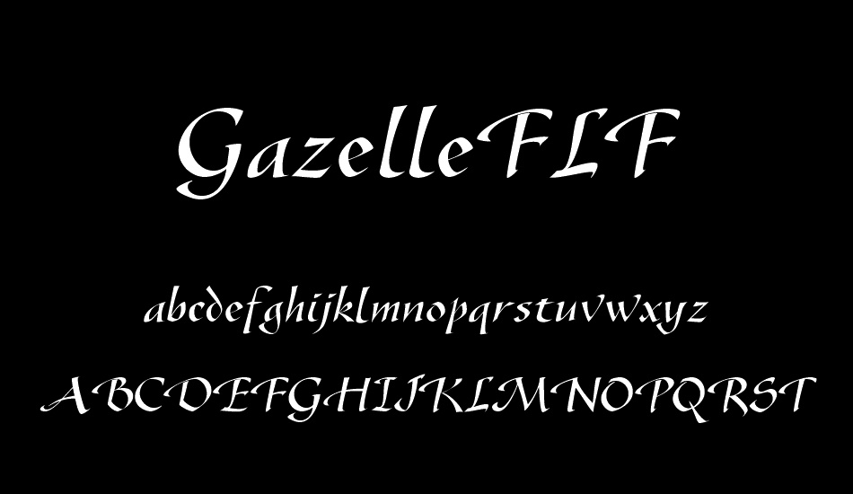 GazelleFLF font