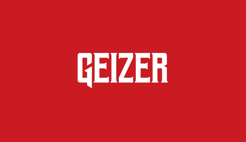 Geizer font big