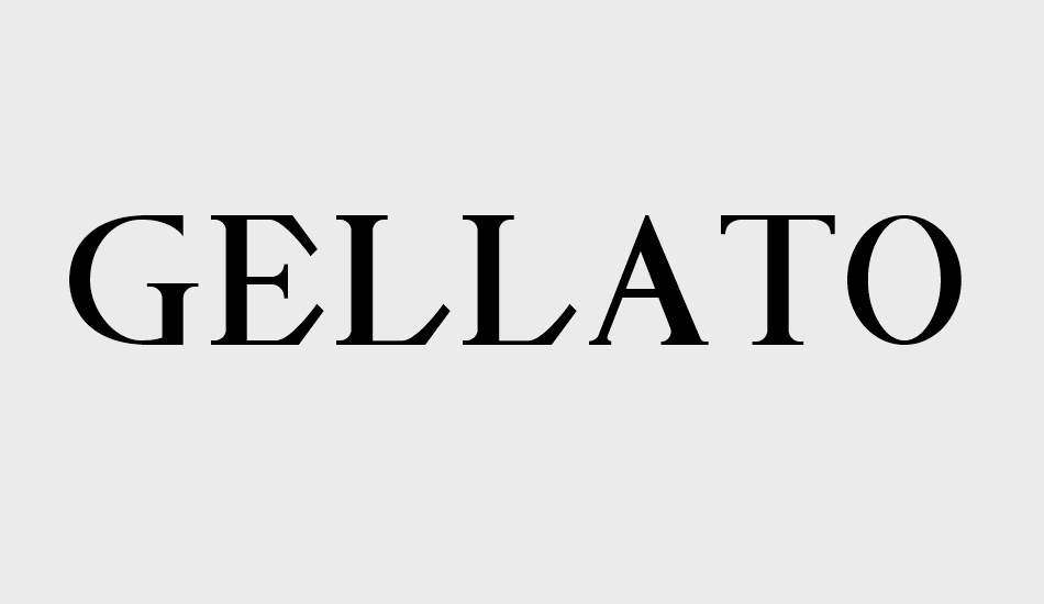 GELLATO font big