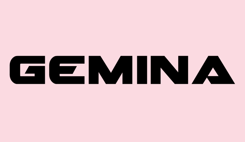 Gemina 2 font big