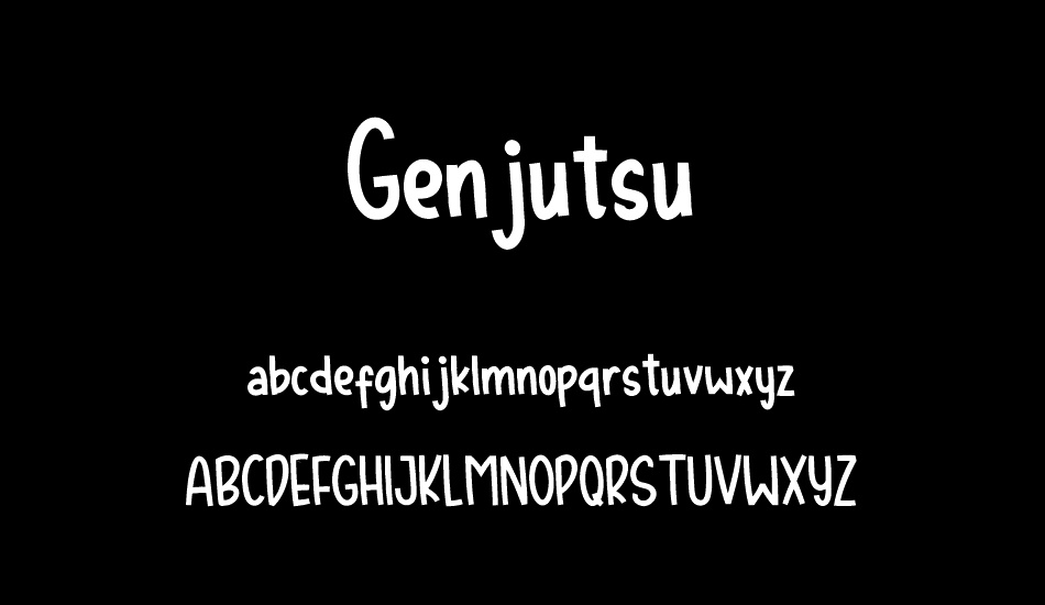 Genjutsu font