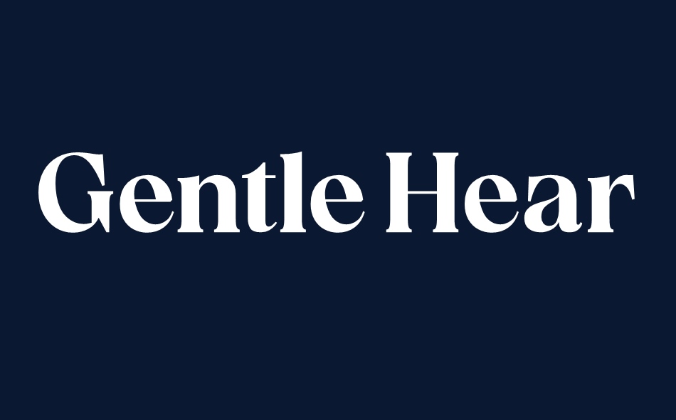 Gentle Hearts font big