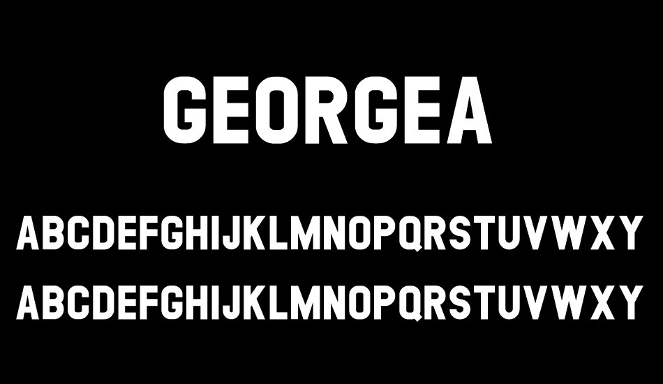 GEORGEA font