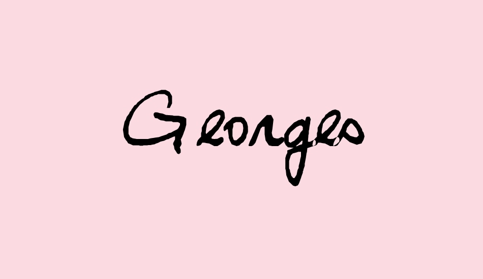 Georges font big