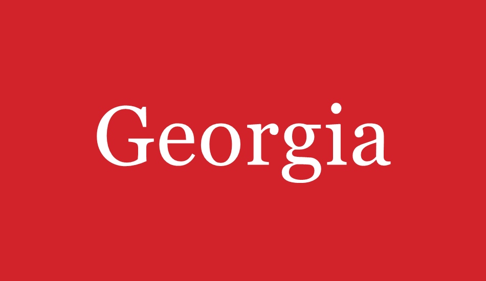 is georgia font free