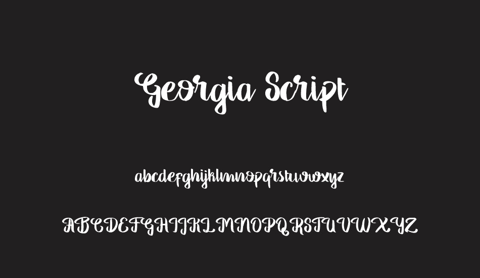is georgia font free to use