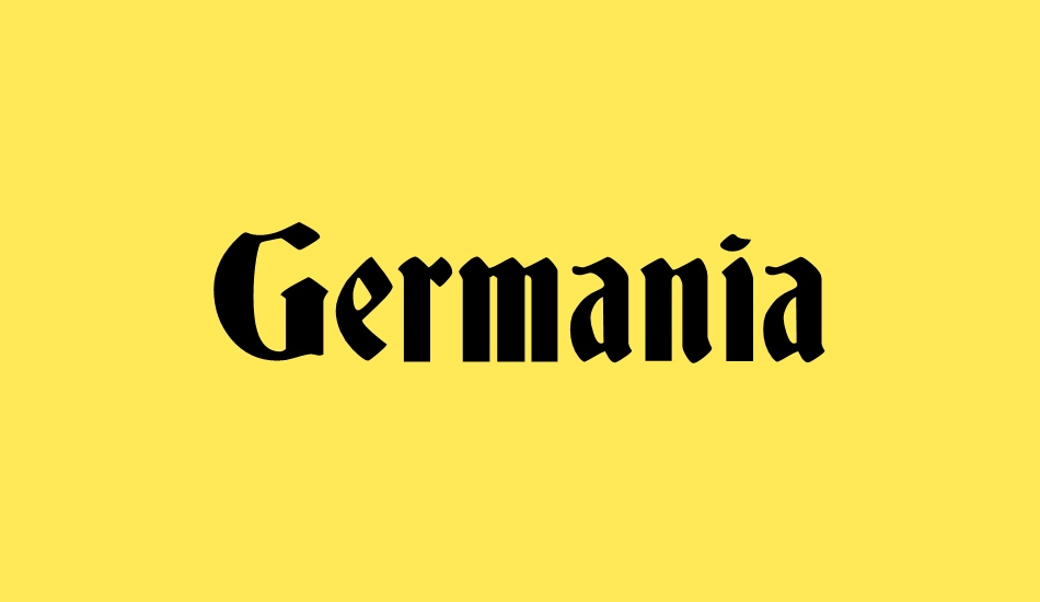 Germania font big