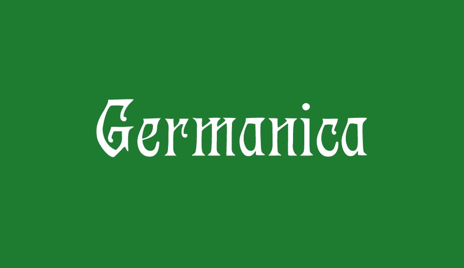 Germanica font big