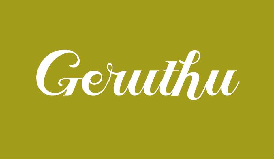 Geruthu font big