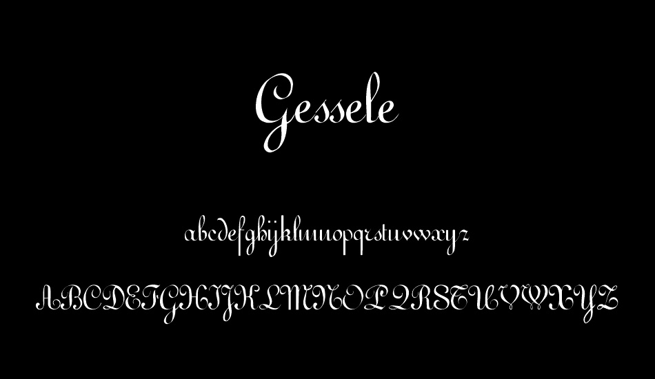 gessele font