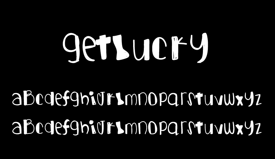 GetLucky font