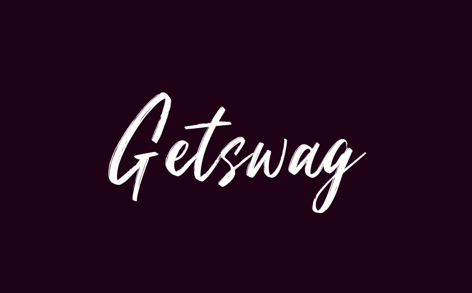 Getswag font big
