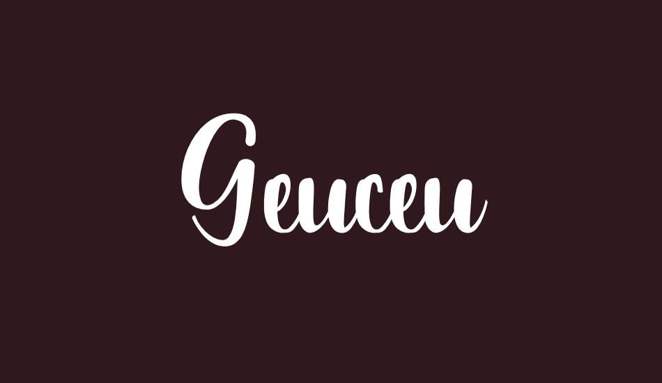 Geuceu font big