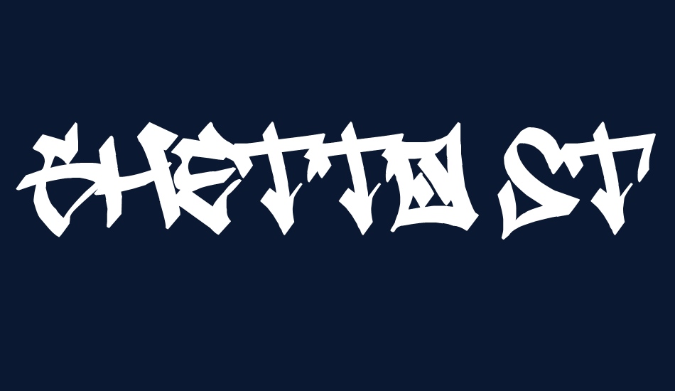 Ghetto Streetz font big