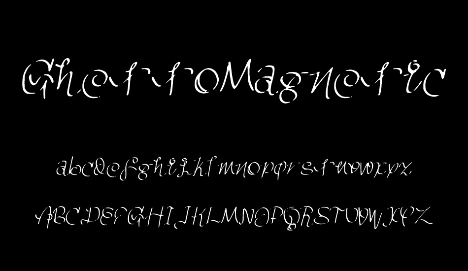 GhettoMagnetic font