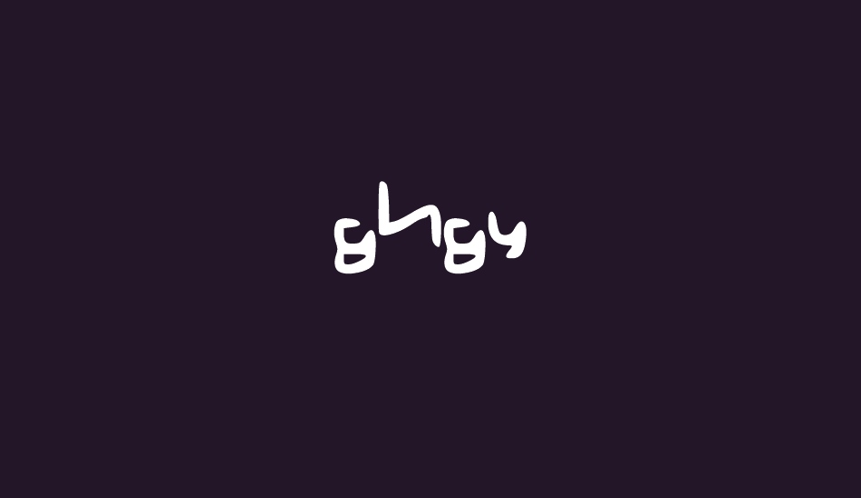 ghgy font big