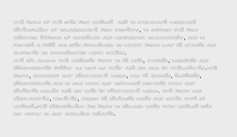 GhostClouds font 1