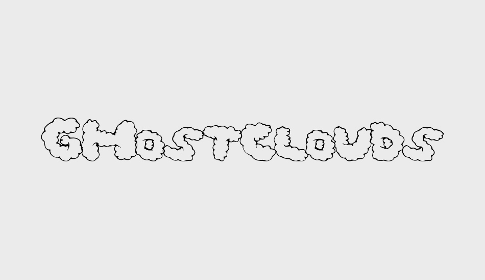 GhostClouds font big