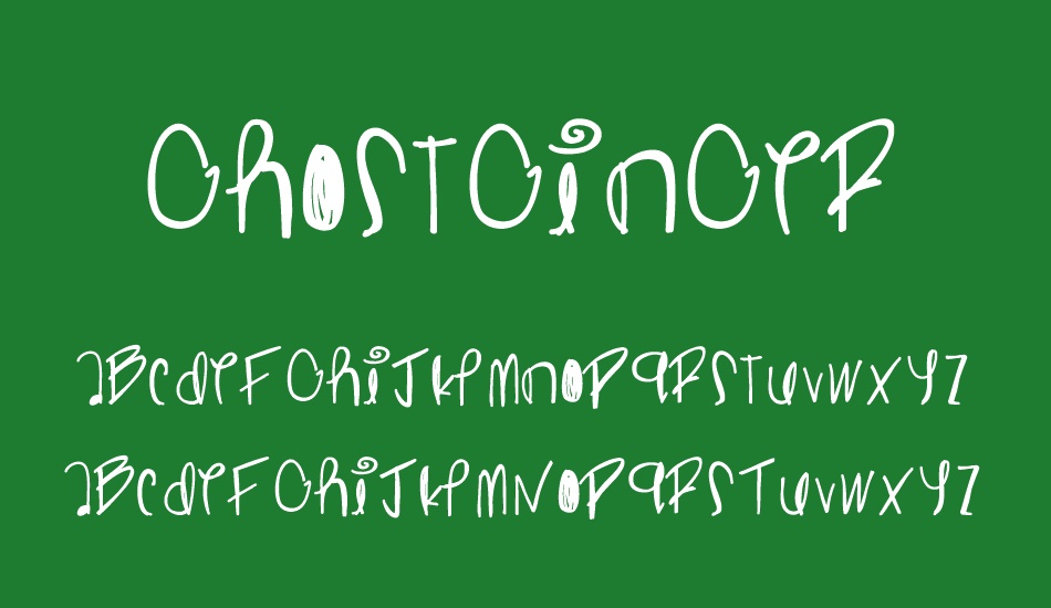 Ghostginger font