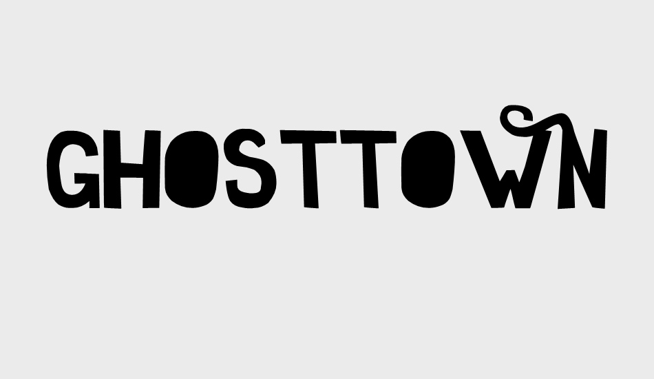 GhostTown font big