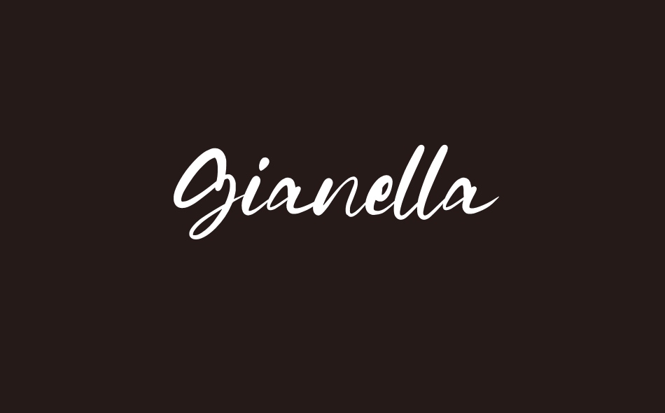 Gianella font big