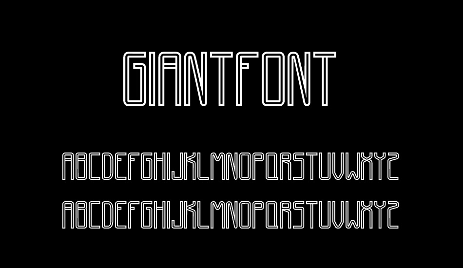 giantfont font