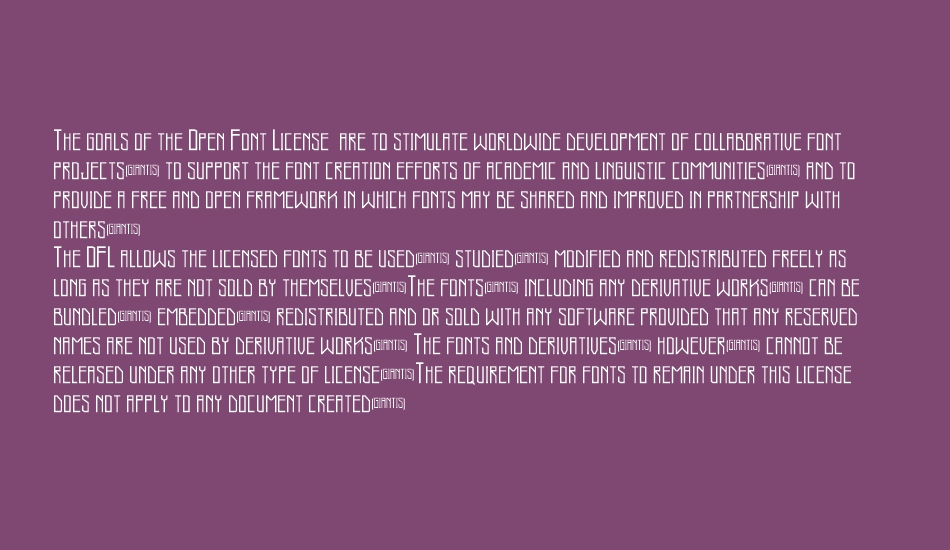 Giantis-Demo font 1