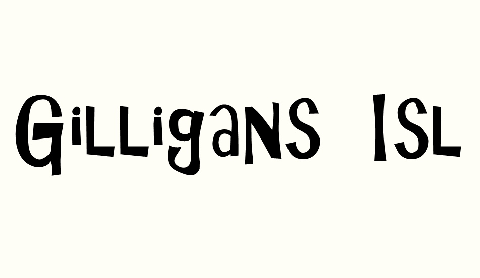 Gilligans Island font big