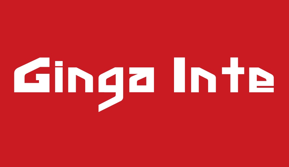 Ginga Inter font big