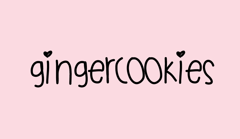 GingerCookies font big