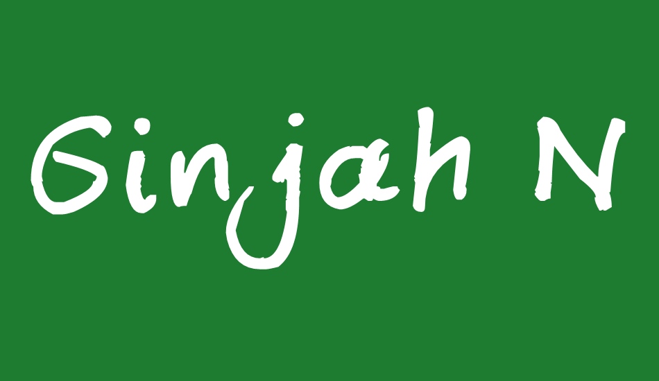 Ginjah Ninjah font big